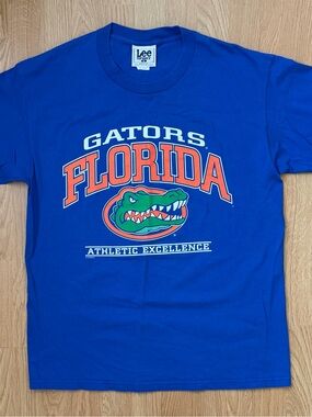 Vintage Florida Gators Lee Sport Nutmeg USA T-Shirt Men’s Large Blue NCAA